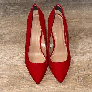 Red Pointed Toe Heels